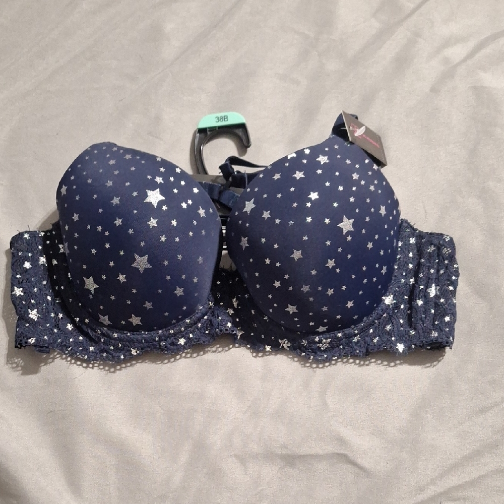 Starry Night Blue Bra